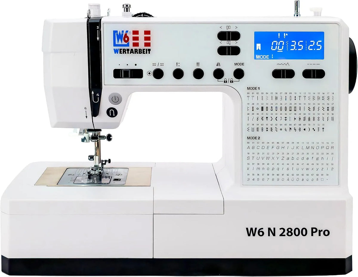 N 2800 Nähmaschine, elektrische Nähmaschine, 143 Programme, Weiß