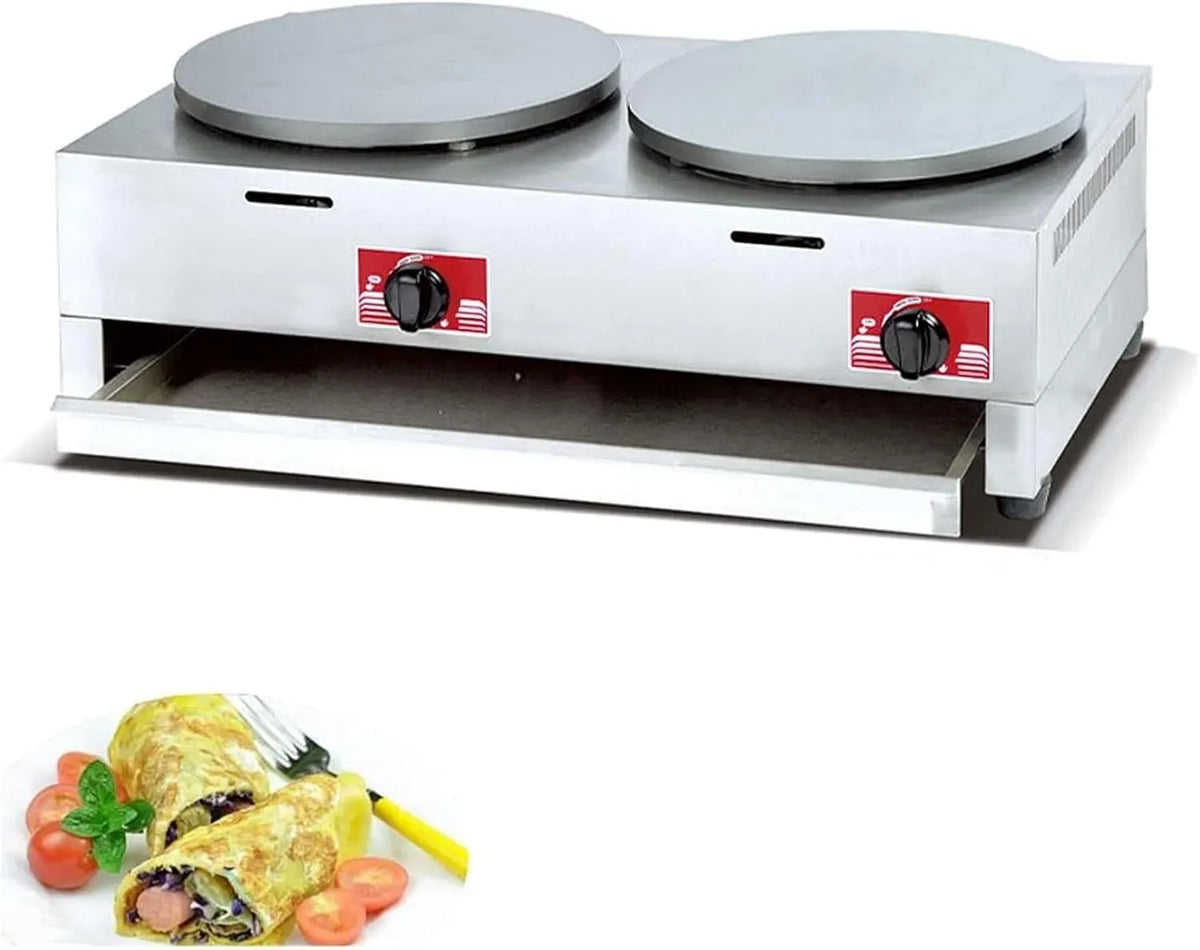 Style2 Crepes Maker, Crêpe Maker, 40cm, Energieklasse A, Ø 40 cm, Antihaftbeschichtung, für Tortilla-Omelette