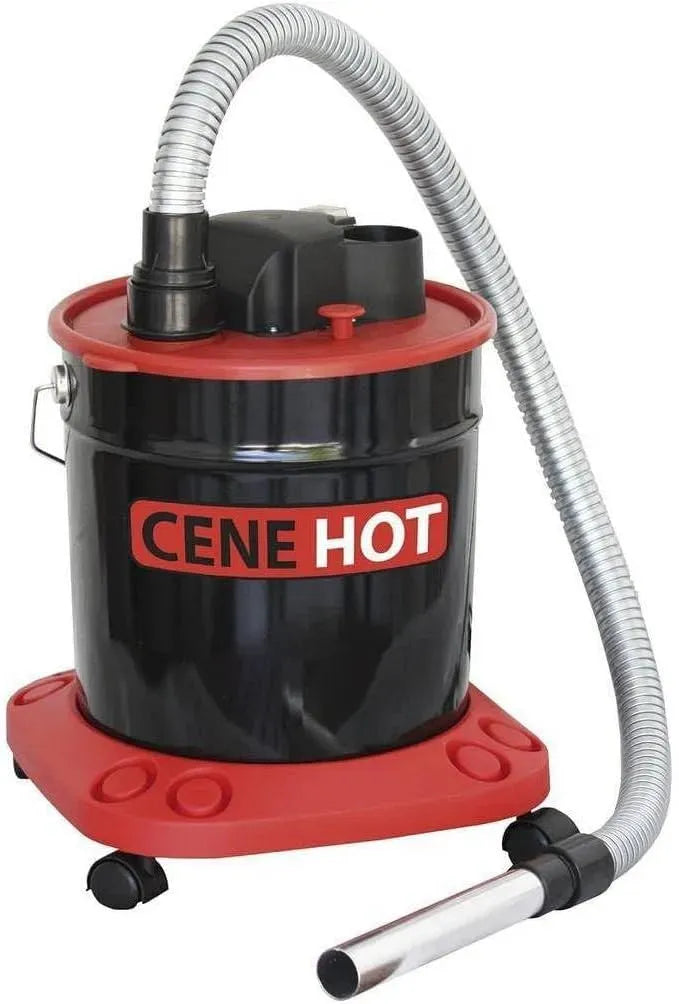 Aschesauger, Kaminsauger, 18 L, 950 W, Transportrollen