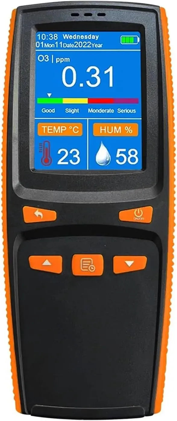 Luftqualitätsmonitor, O3-Gaswarngerät, Luftmessgerät, tragbar, LCD-Display