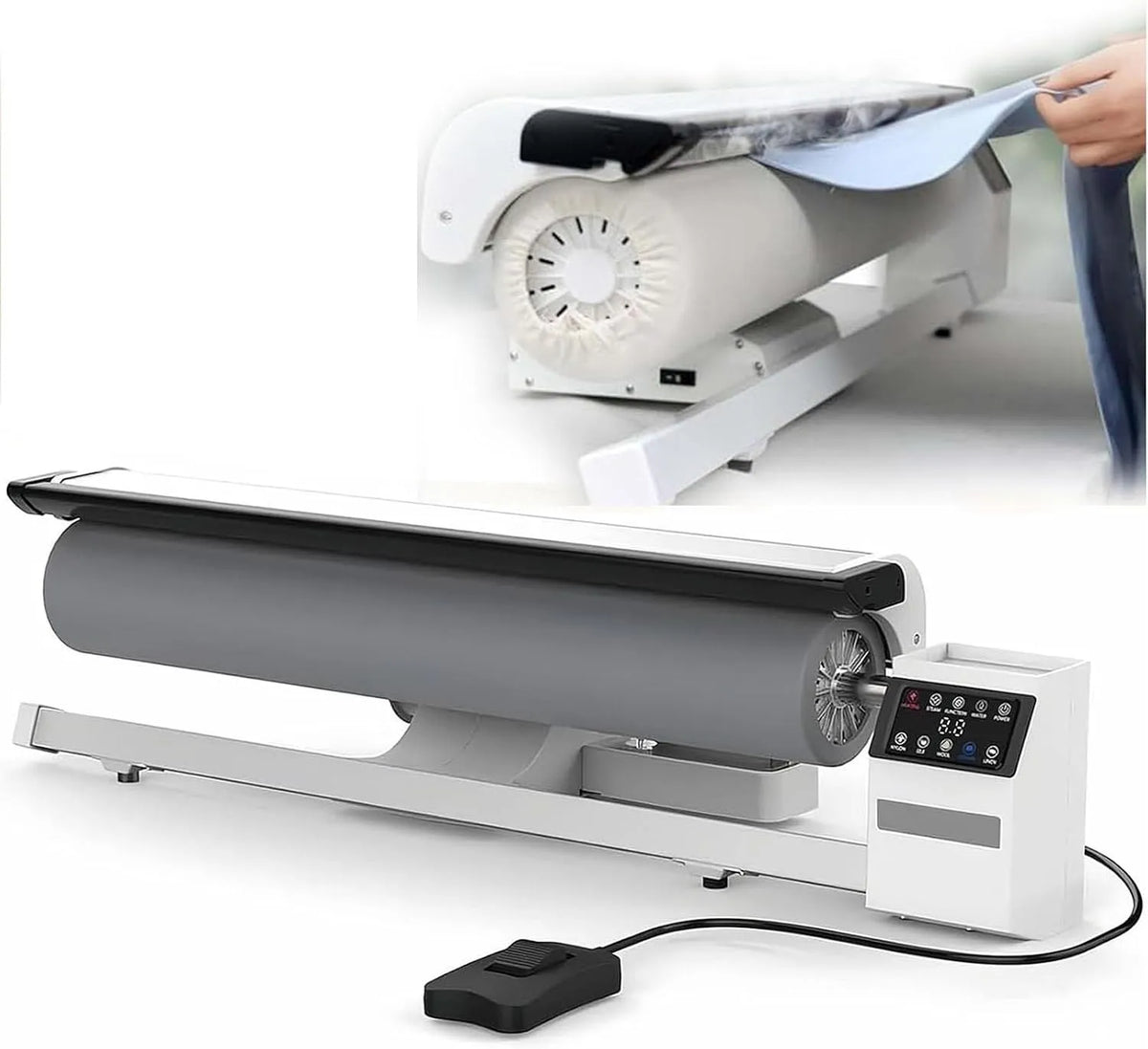 Dampfbügelmaschine, 90 cm, 70 g, Touch-Bedienung, für Bettwäsche