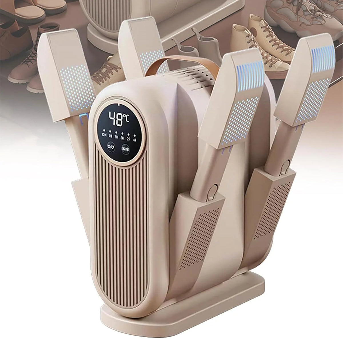 Schuhtrockner, Heizung, elektrischer Schuhtrockner, tragbar, Timer, Wärmefunktion, für schnell trocknende Stiefel