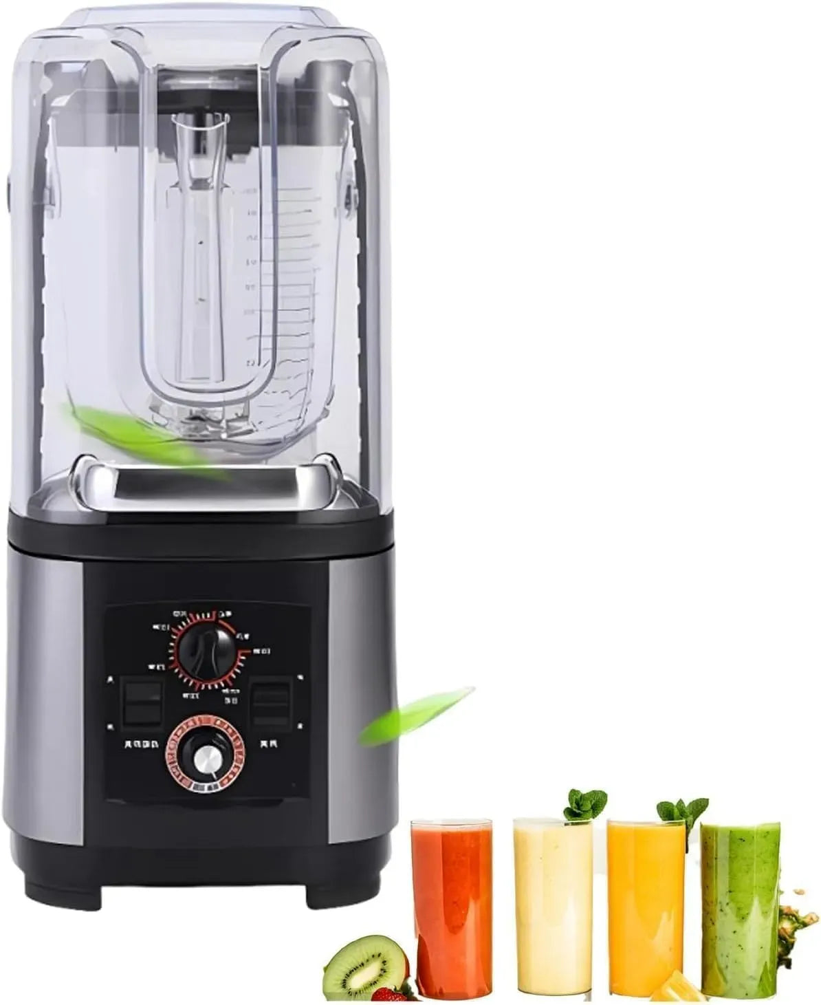 Standmixer 2200-W-Smoothie-Maker 2-Liter-Eiscrusher