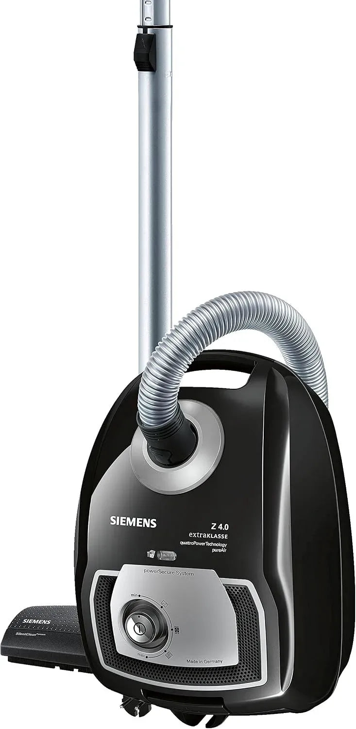 Siemens VSZ4GMJUBI Staubsauger, 4 L, 600 W, elektrisches Staubsauggerät, Staubsauger 600 W Zylinder-Vakuum Trocken Staubbeutel 4 l