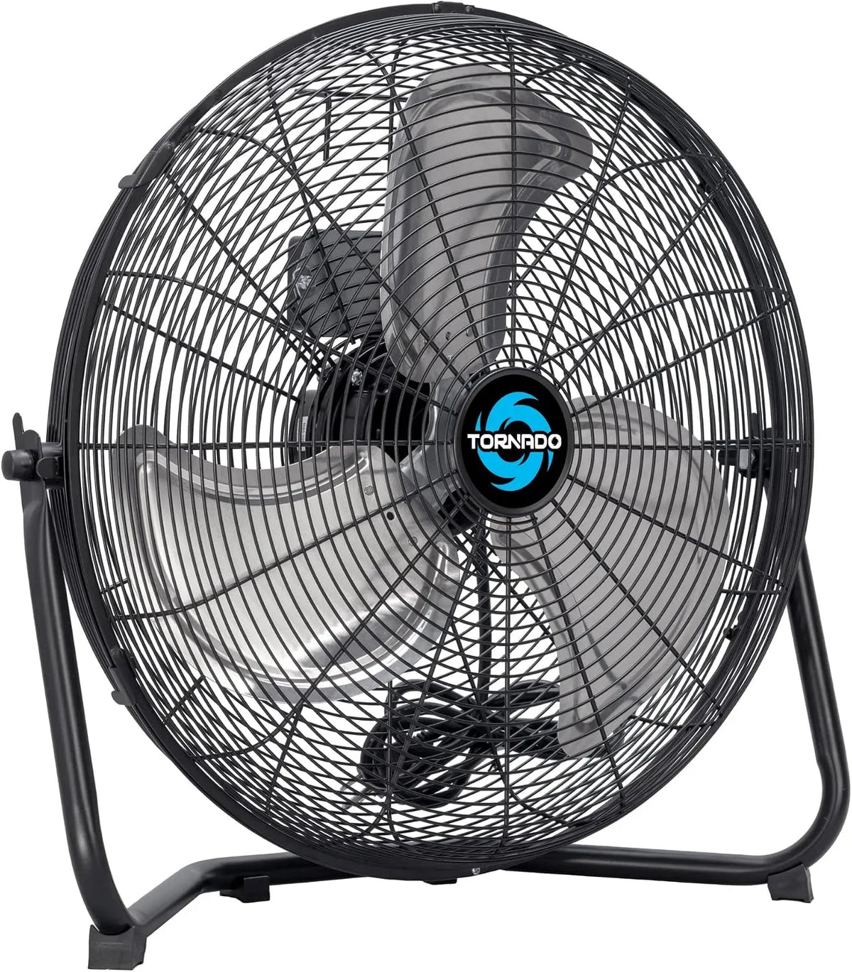 Ventilator, 45,7 cm, Industrie, Schwarz, 120° Neigungsverstellung, 1,8 m Kabel