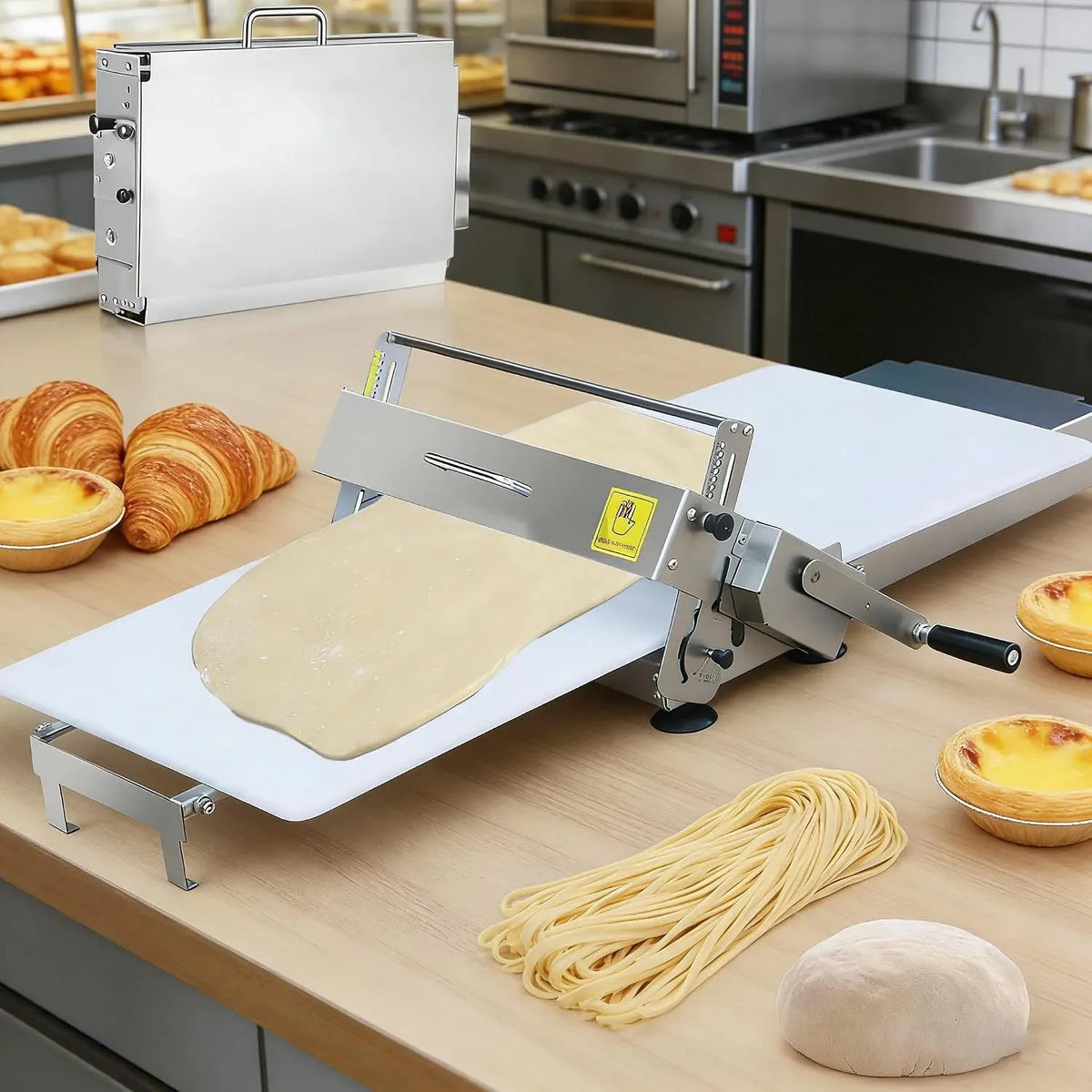 Teigausrollmaschine, tragbar, Tragbare, Faltbar