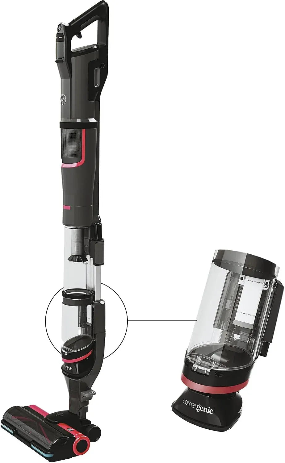 Hoover HFX10H Staubsauger, elektrisches Staubsauggerät, HFX Akku Staubsauger mit LED-Licht