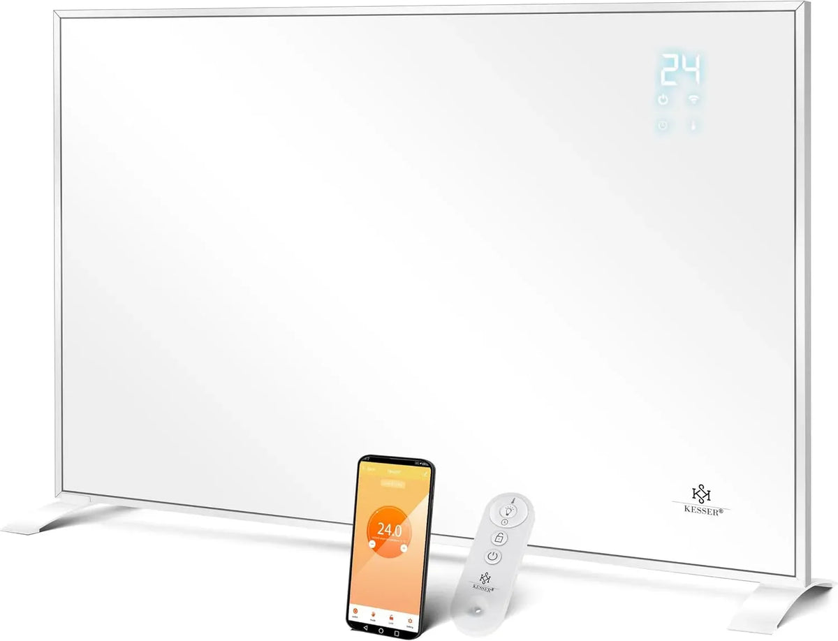 Infrarotheizung, Elektroheizung, Standgerät, 540 W, App, Thermostat, Wärmefunktion, Stand- und Wandmontage