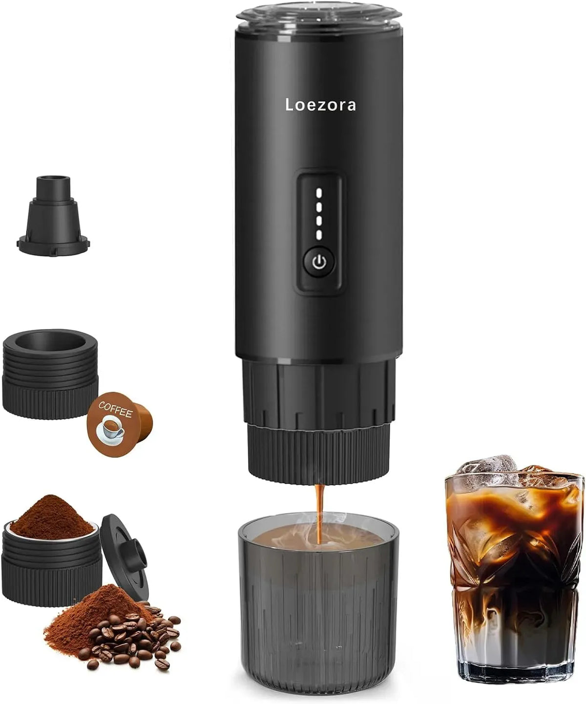 Espressomaschine, tragbar, 20 Bar, Kaffeemaschine für Espresso