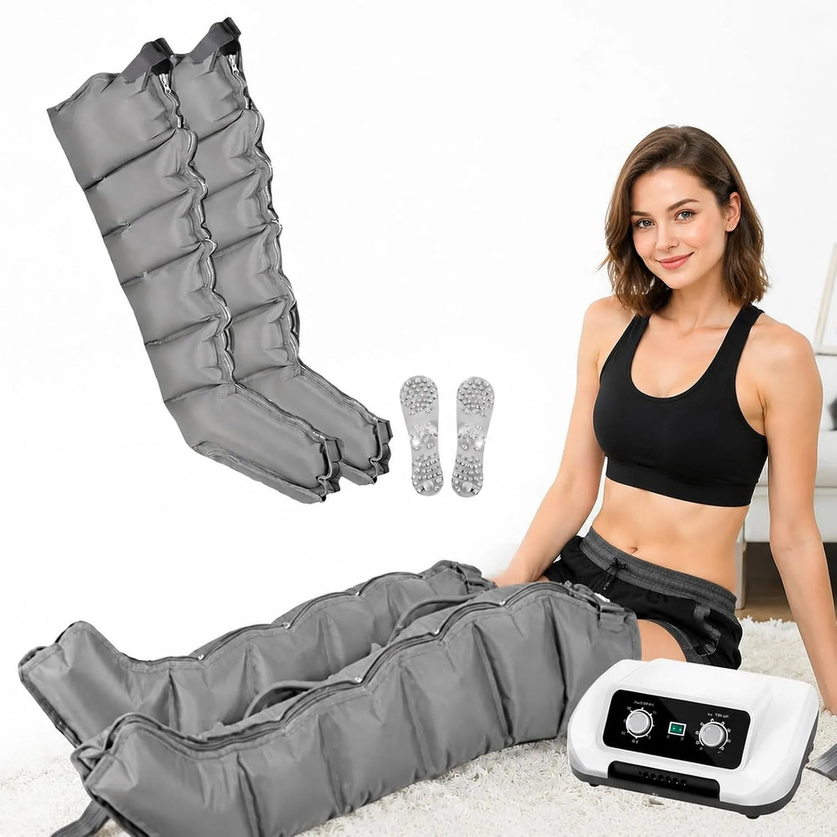 Lymphdrainage GeräT, Wadenmassagegerät, Beinmassagegerät, Pressotherapiegerät für Beine, für Die Lymphdrainage Wadenmassagegerät