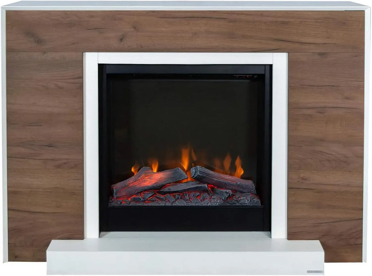 Elektrokamin, Einbaukamin, Dekokamin, Heizung, elektrischer Kamin, 1400 W, Wärmefunktion