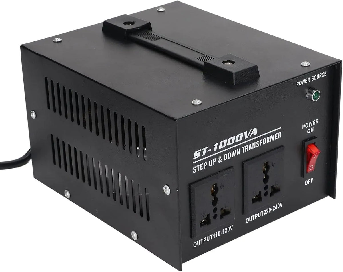 Einphasiger Stromwandler für Mehrere Maschinen, Step-Up-Abwärtstransformator, für Heim- und Werkstattgebrauch, 1000 W, Einstellbarer