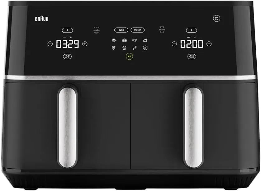 Braun TD5030IBK Geschirrspüler, 10 L, 2400 W, 8 Programme, Spülmaschine, Touch-Bedienung, Schwarz, PFAS-freie Keramikbeschichtung, 80-200°