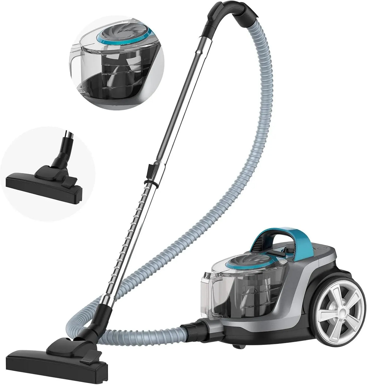 Staubsauger, 4 L, 1600 W, 5 m Y Gran Capacidad 4 l