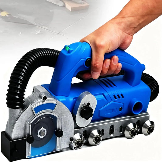 Fliesenfugenschneider, 1200 W, Elektrischer, Staubfreies Arbeiten Dank Integriertem Staubfangbeutel