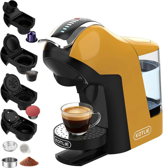 Kaffeemaschine, KOTLIE 308B, für NES/DG/MIO/Pulver & ESE, 44mm