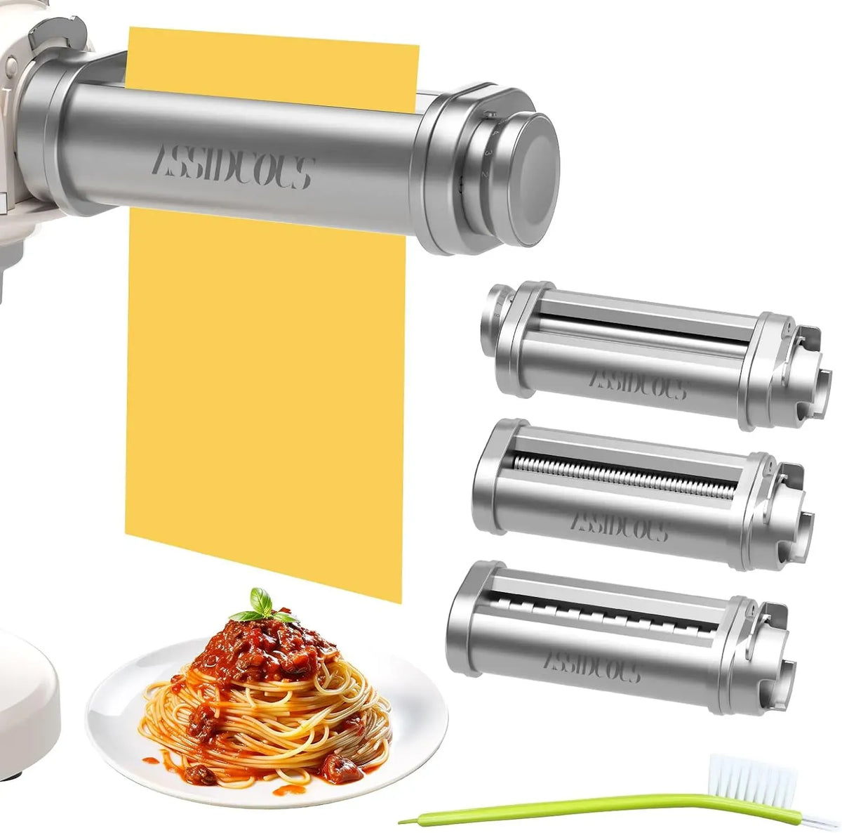 Bosch Mum5 Mum4 Küchenmaschine, Edelstahl, Nudelvorsatz aus SUS304 Edelstahl
