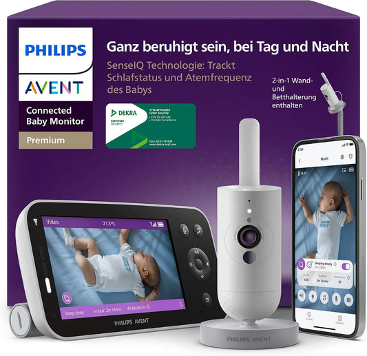 Philips SCD973/26 Babyphone, Kamera, Babyüberwachungsgerät, IPS-Panel