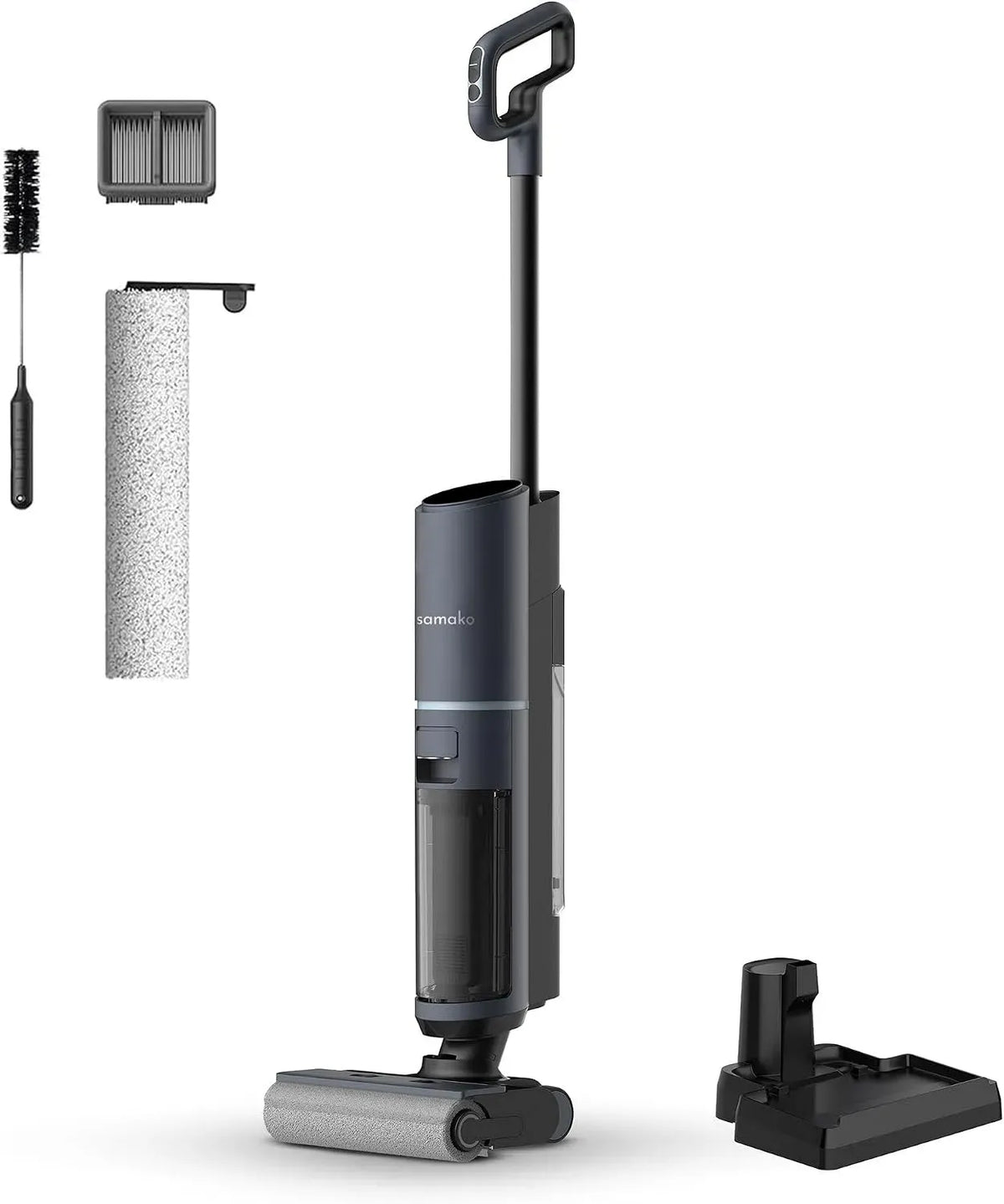 2-in-1 Hartbodenreiniger, elektrisches Bodenreinigungsgerät, 3 Modi, kabellos