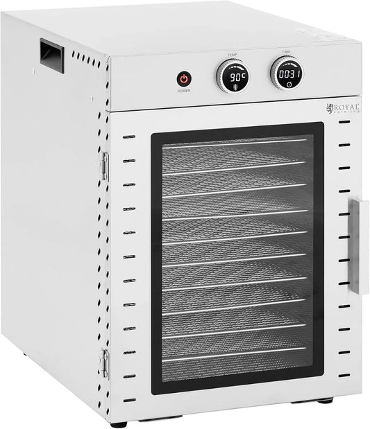 Wäschetrockner W 12, 40 L, 1000 W, 20 bis 90 °C, Timer, Gastronomie, Edelstahl