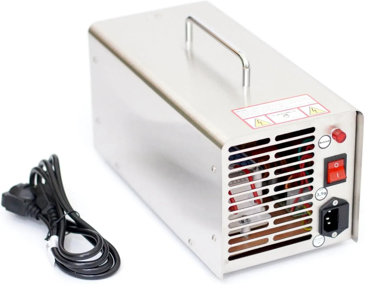 Luftreiniger, Profi 3500mg/h, 3,5 g, Luftreinigungsgerät, Ozongenerator 3,5g/h Ozonisator Ozongerät Ozon Luftreiniger NS3,5 für Auto und Wohnräume