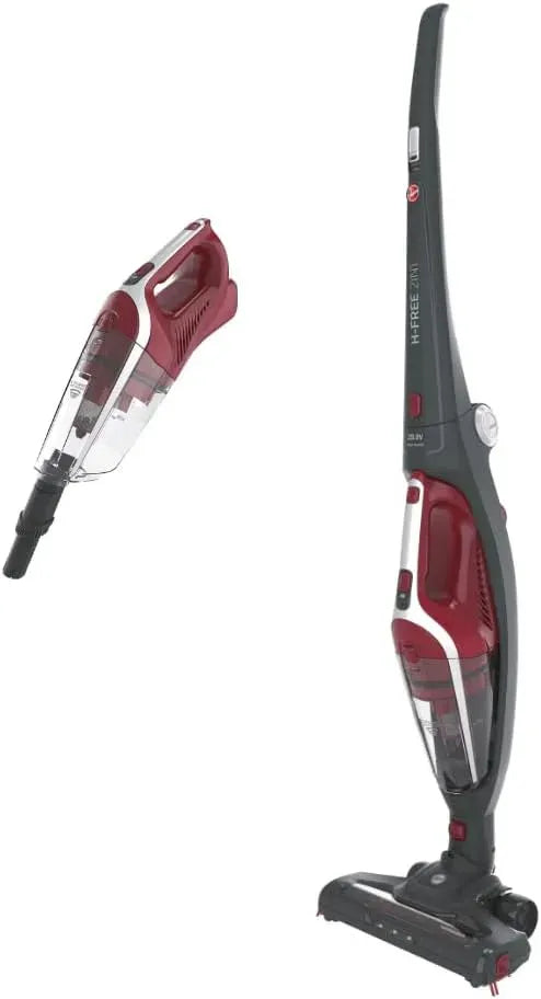 Hoover HF21F25 Staubsauger, Klappgriff, elektrisches Staubsauggerät, Akku-Staubsauger ohne Beutel I Akkusauger + Handstaubsauger in Einem mit 45 Min