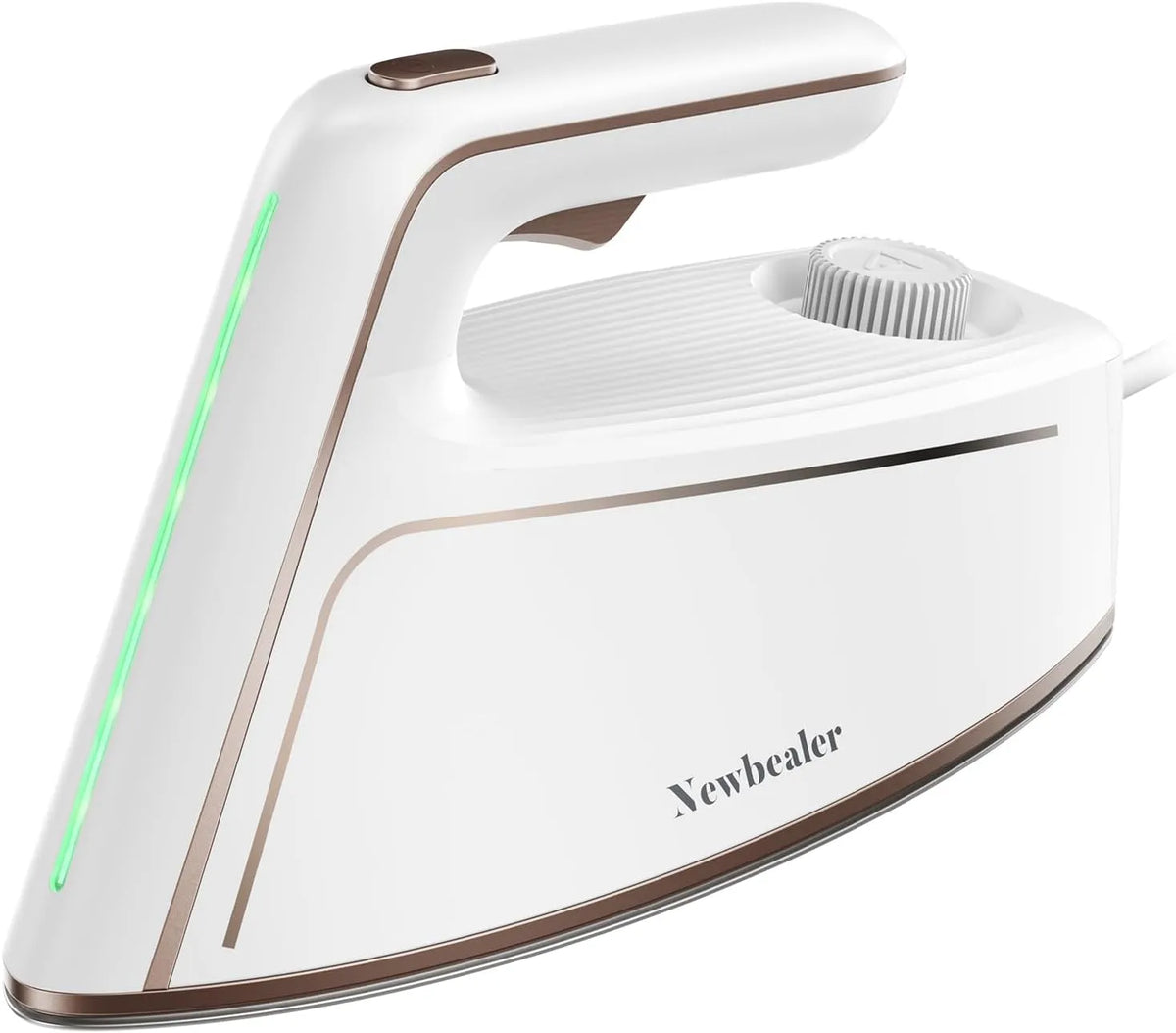 Dampfbügeleisen, elektrisches Bügeleisen, 1500 W, 5 Bar, 250 ml, 100 g, großer Wassertank, Antihaftbeschichtung, Newbealer