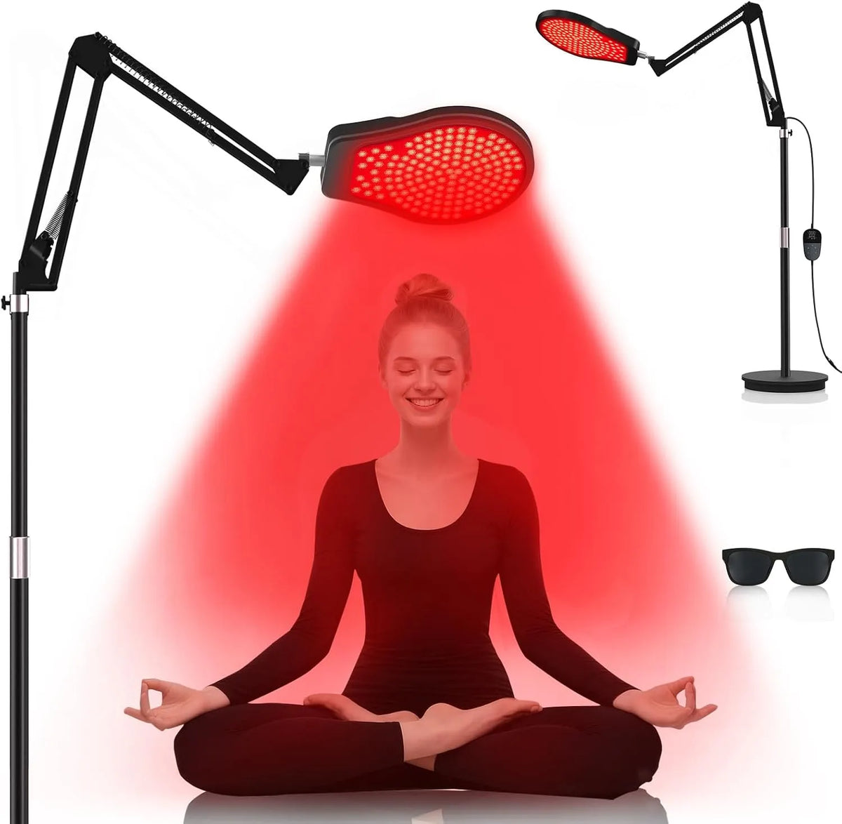 150-LED Rotlichtlampe, Infrarotlampe, 5 Stufen, für Haus/Büro Gebrauch