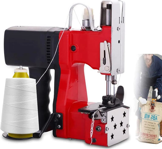 Sackverschlussmaschine, Verpackungsmaschine, tragbar, Industrie, für Jute