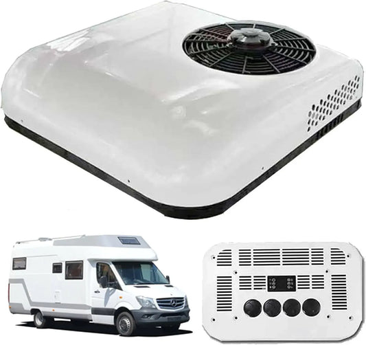 Klimaanlage White-12V, 12 V, Weiß, Klimagerät, Gleichstrom-Klimaanlage, elektrische Klimaanlage für LKW