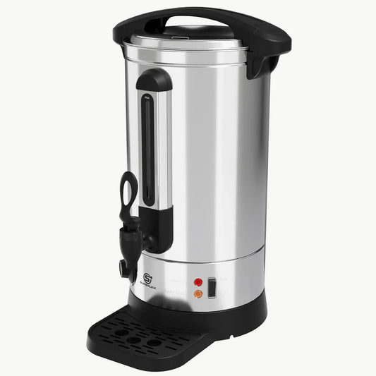 Heißwasserspender, Warmwasserspender, Glühweinkocher, Heißwasserbereiter, 10 L, Wärmefunktion, Kunststoff, für Büro Zuhause und Events