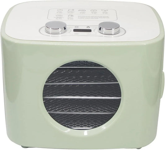 Dörrautomat, Lebensmitteltrockner, 30 bis 80 °C, tragbar, Timer, Edelstahl, für Zuhause Und Gewerbe