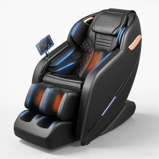 VEVOR 3D-Zero-Gravity-Relaxsessel Relax- und Massagesessel, Touch-Bedienung, Bluetooth, 3D-Optik, Touchscreen für Zuhause & Büro