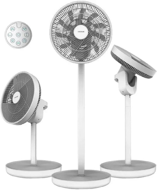 Cecotec Ventilator, tragbar, leise, 600 mAh, Ventilator zur Luftzirkulation, Akku-Ventilator EnergySilence 2600 Sunflower Portable