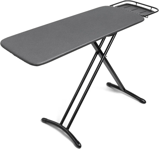 Dampfbügeleisen, Bügelbrett, elektrisches Bügeleisen, 117 x 46 cm, Schwarz, für Dampfbügeleisen