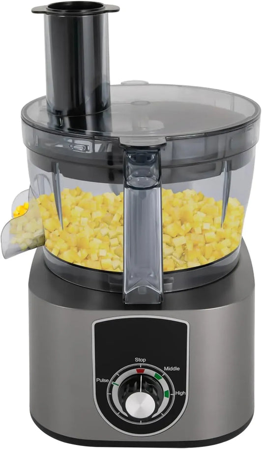 Obstschneidemaschine, Gemüsewürfelmaschine, Würfelschneider, Gemüseschneider, 7 L, 600 W