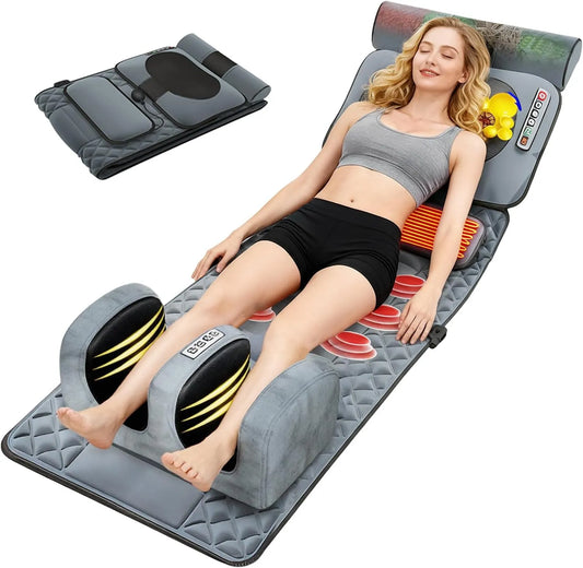 Massagematte, Wärmefunktion, für Kopf/Nacken/Taillen/Rücken/Hüft/Beinmassage
