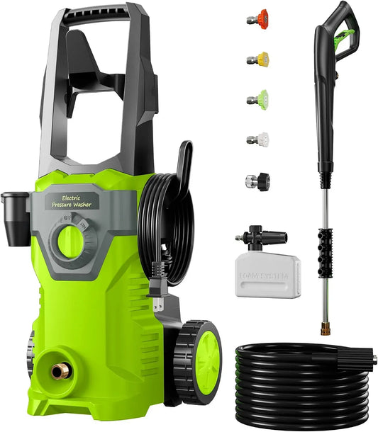 Hochdruckreiniger, ETOOLAB 450L/H 4-in-1, Hochdruckreinigungsgerät, Hochdruckreiniger 160 Bar