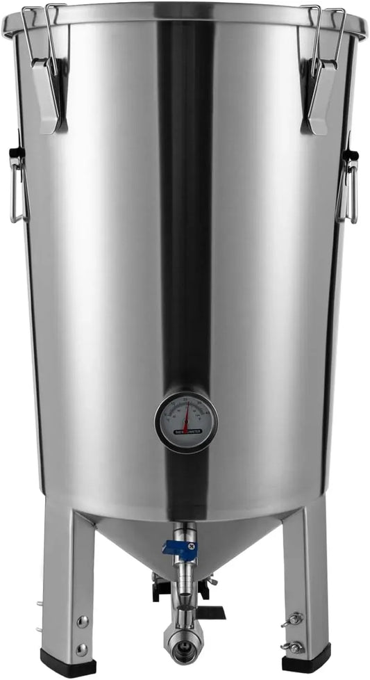 Bierbrauanlage, GäRbehäLter, KüHler, 32 L, Edelstahl, für LagerhäUser Keller