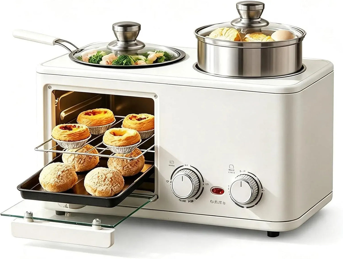 3-in-1 Frühstücksmaschine, Frühstücksstation, 1200 W