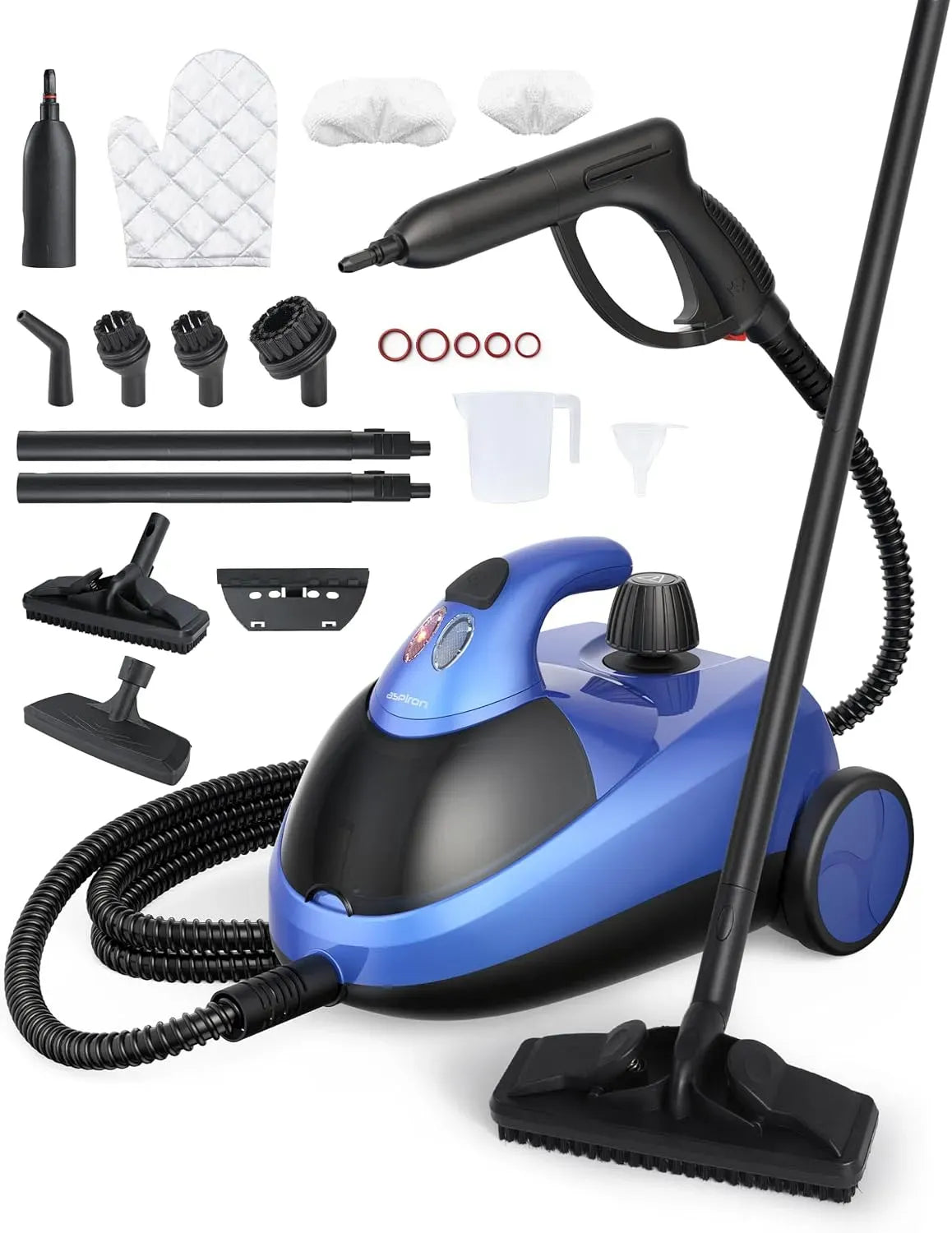 Dampfreiniger, Druckdampf, Einsatz auf Böden, in Küche, Auto und an Fenstern, Dampdruck 4 bar, 145°C Heißdampf, Steam Cleaner für Auto