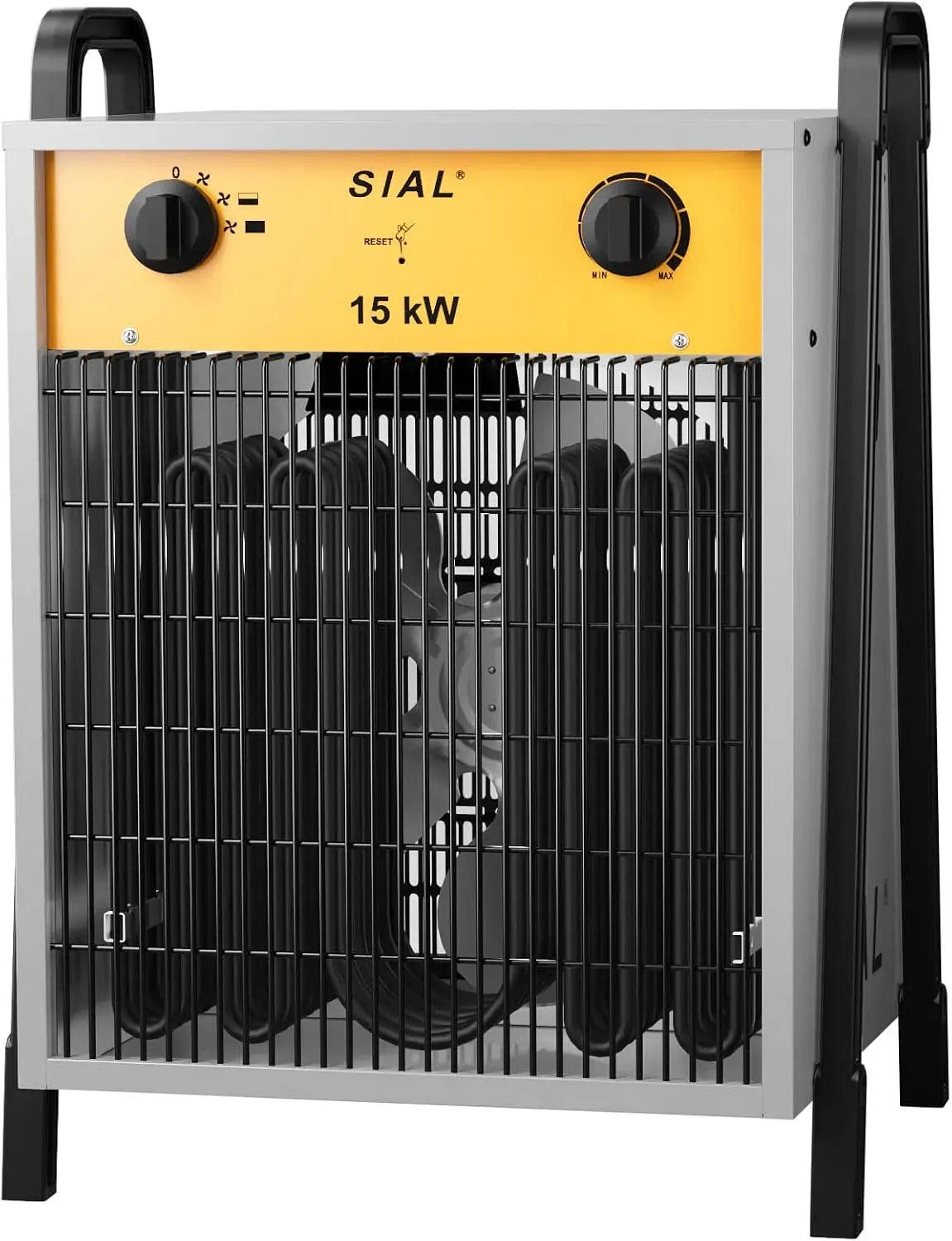 Wäschetrockner, 15 kW, 15000 W, 400 V, SIAL DA15, Industrie, Silber, Industrielle Heizstrahler mit 2 Heizstufen