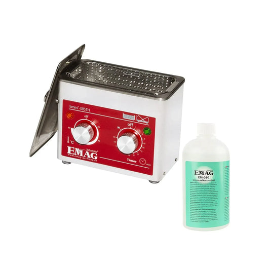 08STH Ultraschallreinigungsgerät, Brillenreinigungsgerät, Ultraschallreiniger, 600 ml, EMAG