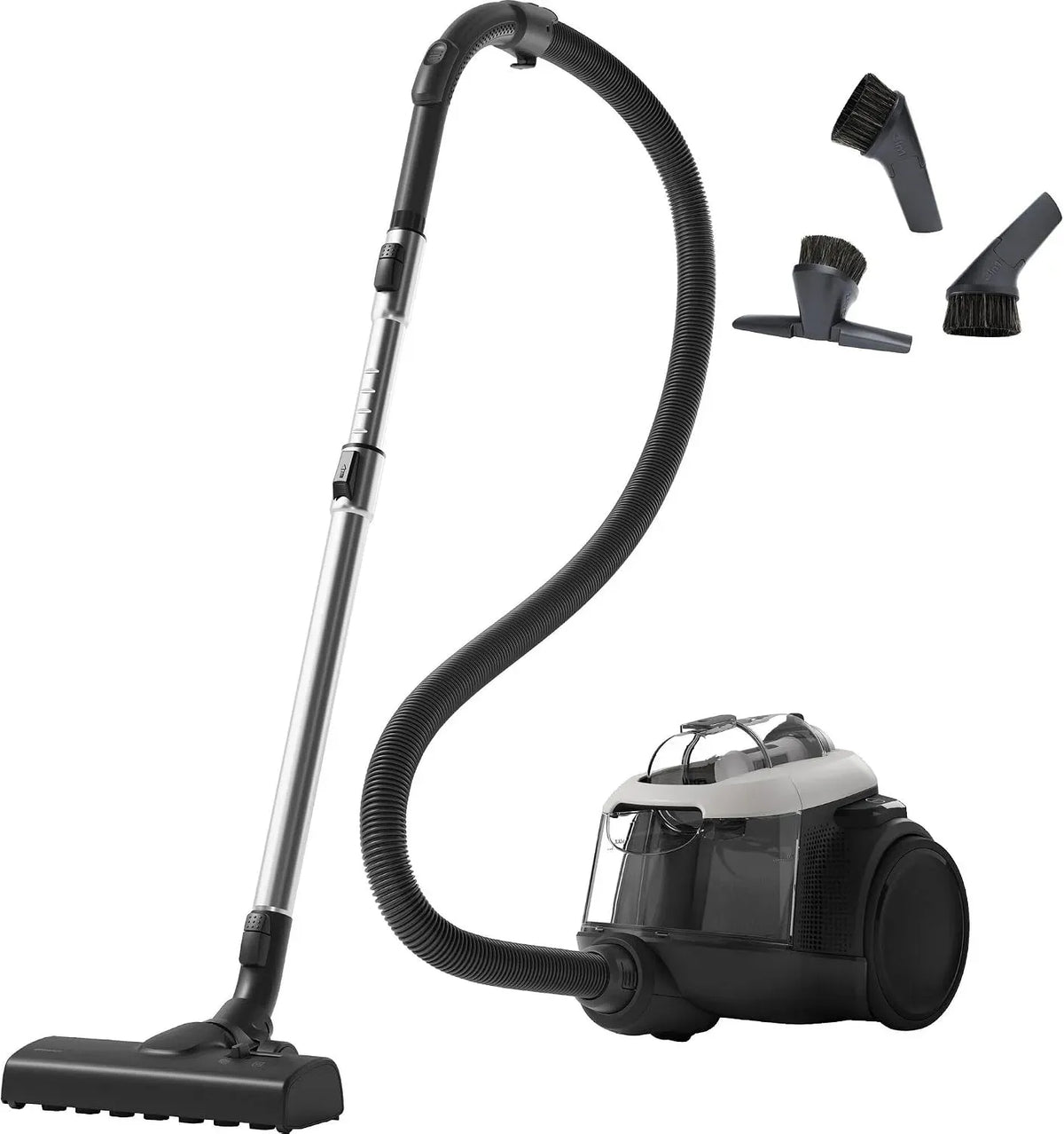 AEG CLEAN 6000 6-stufige Staubsauger, 1,6 L, 700 W, 73 dB, Hygiene, Weiß, hygienisch saubere Luft, AL61C2SW, 12 m Aktionsradius, 1,6 l Staubbehälter