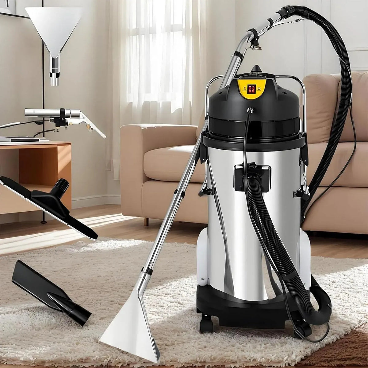 Waschmaschine, 60 L, Gewerblicher 3-In-1-Teppichreiniger, tragbar