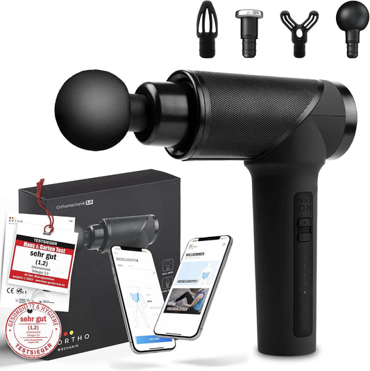 Massagepistole, Koffer, Motor, Muskelmassagegerät, 160 W, für Massage & Entspannung
