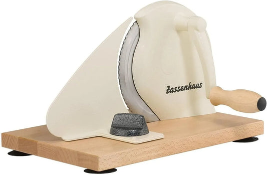 Brotschneidemaschine, 30cm, 30 cm, Edelstahl, Zassenhaus Brotschneidemaschine aus 18/8 Edelstahl