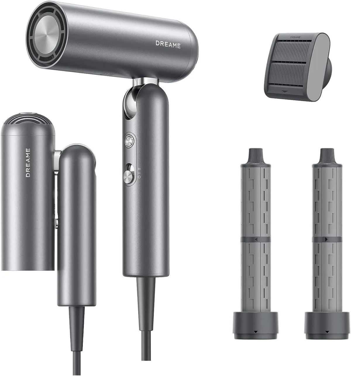 Wäschetrockner, DREAME 40s, 3 klappbare Formen Reiseföhn, 300 Millionen negative Ionen/cm³, 000 U/min Motor, 2026 Neue, konstant 57 °C, 110, 300 g