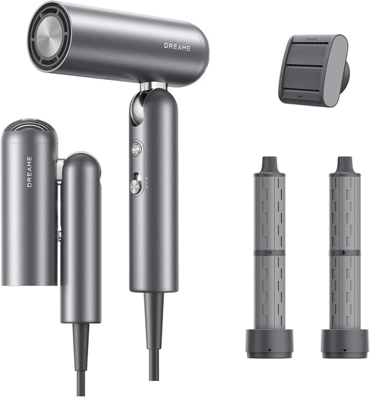 Wäschetrockner, DREAME 40s, 3 klappbare Formen Reiseföhn, 300 Millionen negative Ionen/cm³, 000 U/min Motor, 2026 Neue, konstant 57 °C, 110, 300 g