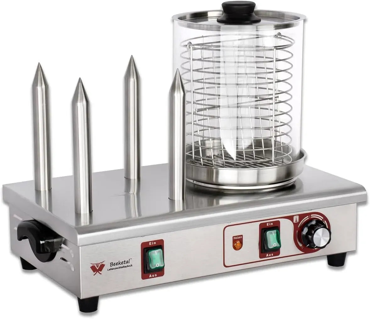 Hot Dog Maker, Korbdurchmesser, 170 mm, Edelstahl, Wärmefunktion, Beeketal